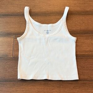 Brandy Melville White Beyonca Crop Tank